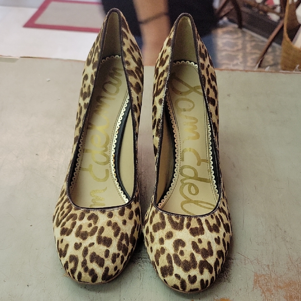 Sam Edelman Animal Print Heels
